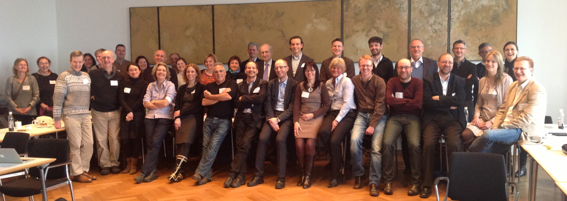 Photograph of the participants of the GENIEUR meeting in Freising, Germany, 2013. (Please click to view full size image. To close the full size image, click on it again.)