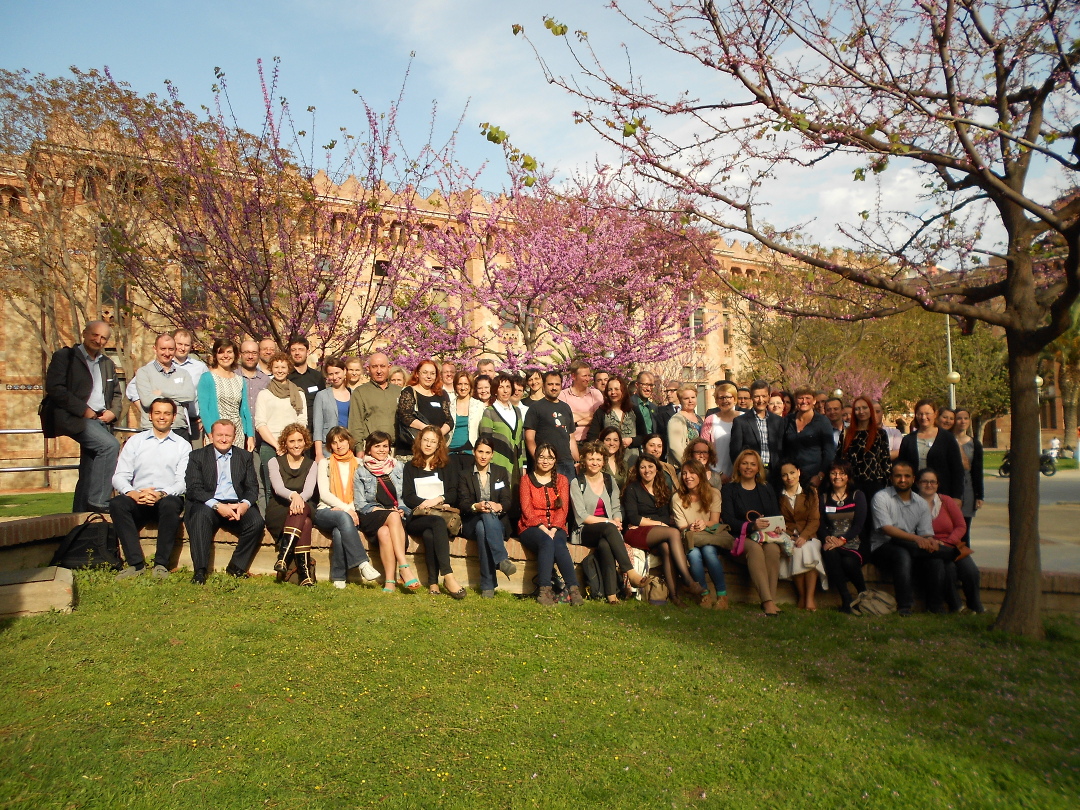 Photograph of the participants of the GENIEUR Training School and Spring Meeting, Barcelona, Spain, 2014. (Please click to view full size image. To close the full size image, click on it again.)