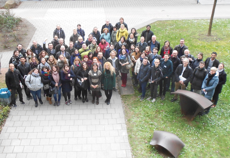 Photograph of the participants of the GENIEUR Training School, Heidelberg, Germany, 2016. (Please click to view full size image. To close the full size image, click on it again.)